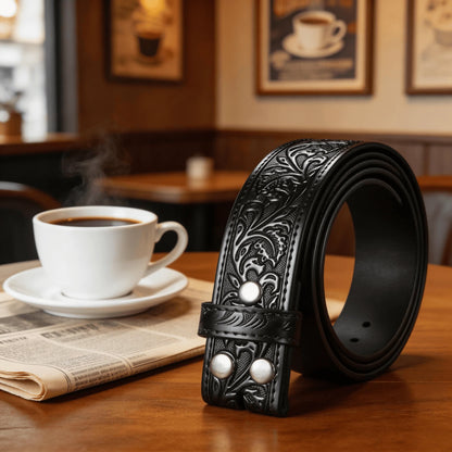 Western Style Leather Belt Strap