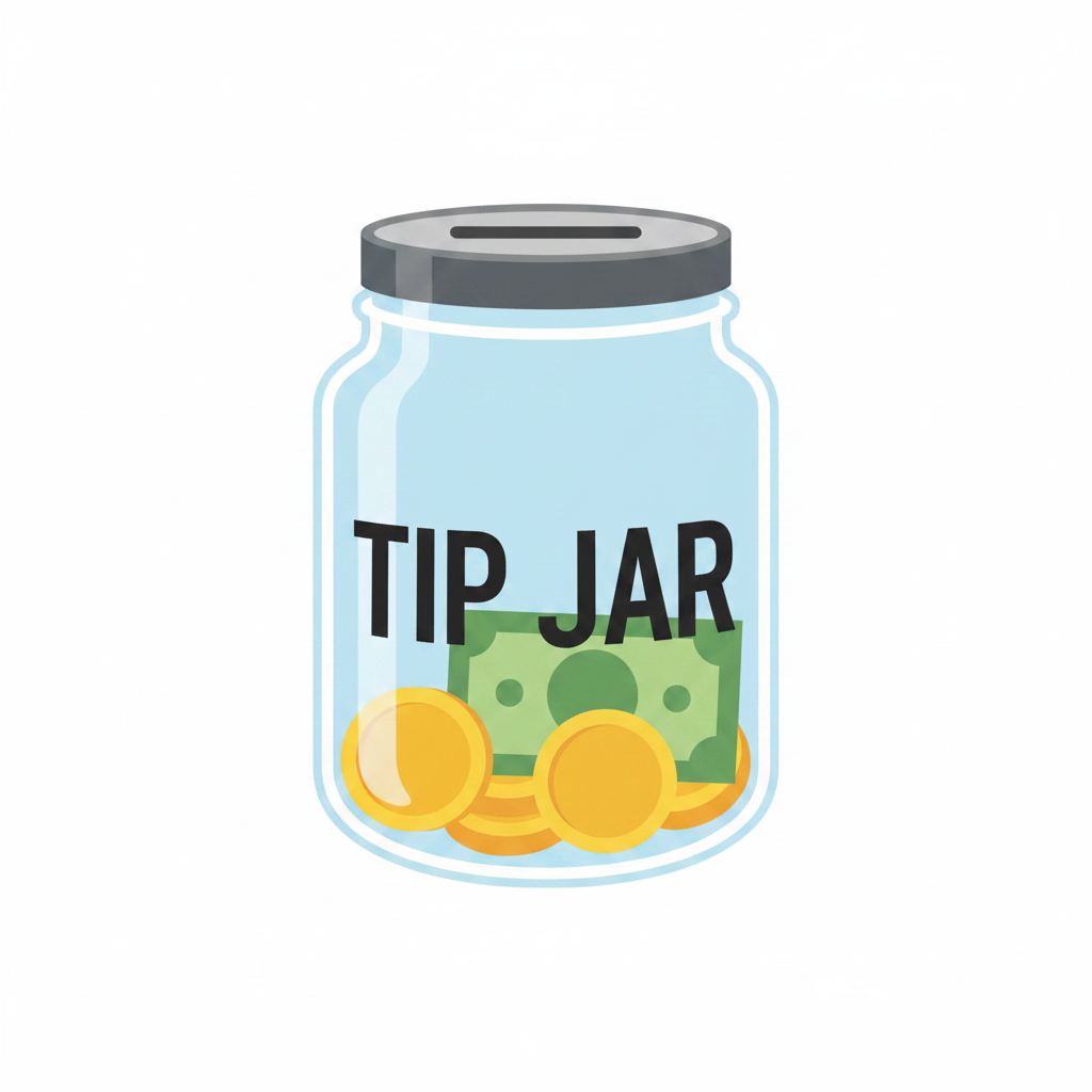 LEAVE A TIP? 🙏